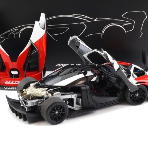 1:18 LCD Models McLaren Senna GTR 2021 white/ red #12 LCD18016-RW
