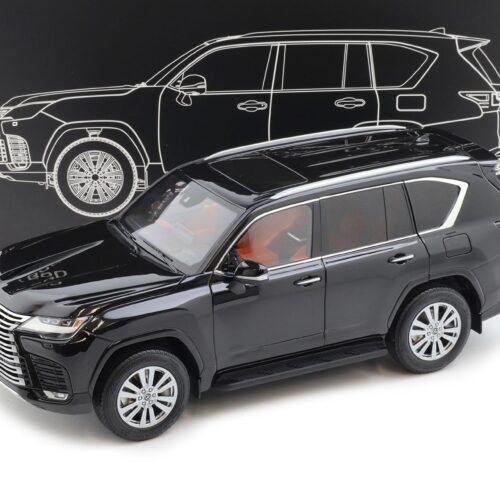 1:18 LCD Models Lexus LX600 SUV 2024 black LCD18021-BL