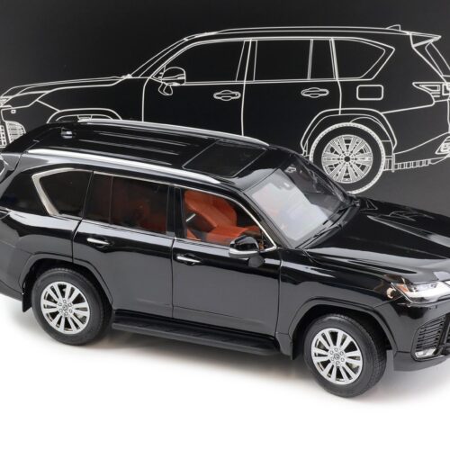 1:18 LCD Models Lexus LX600 SUV 2024 black LCD18021-BL