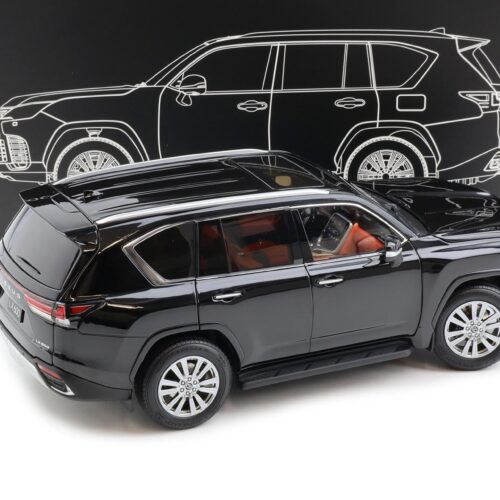 1:18 LCD Models Lexus LX600 SUV 2024 black LCD18021-BL