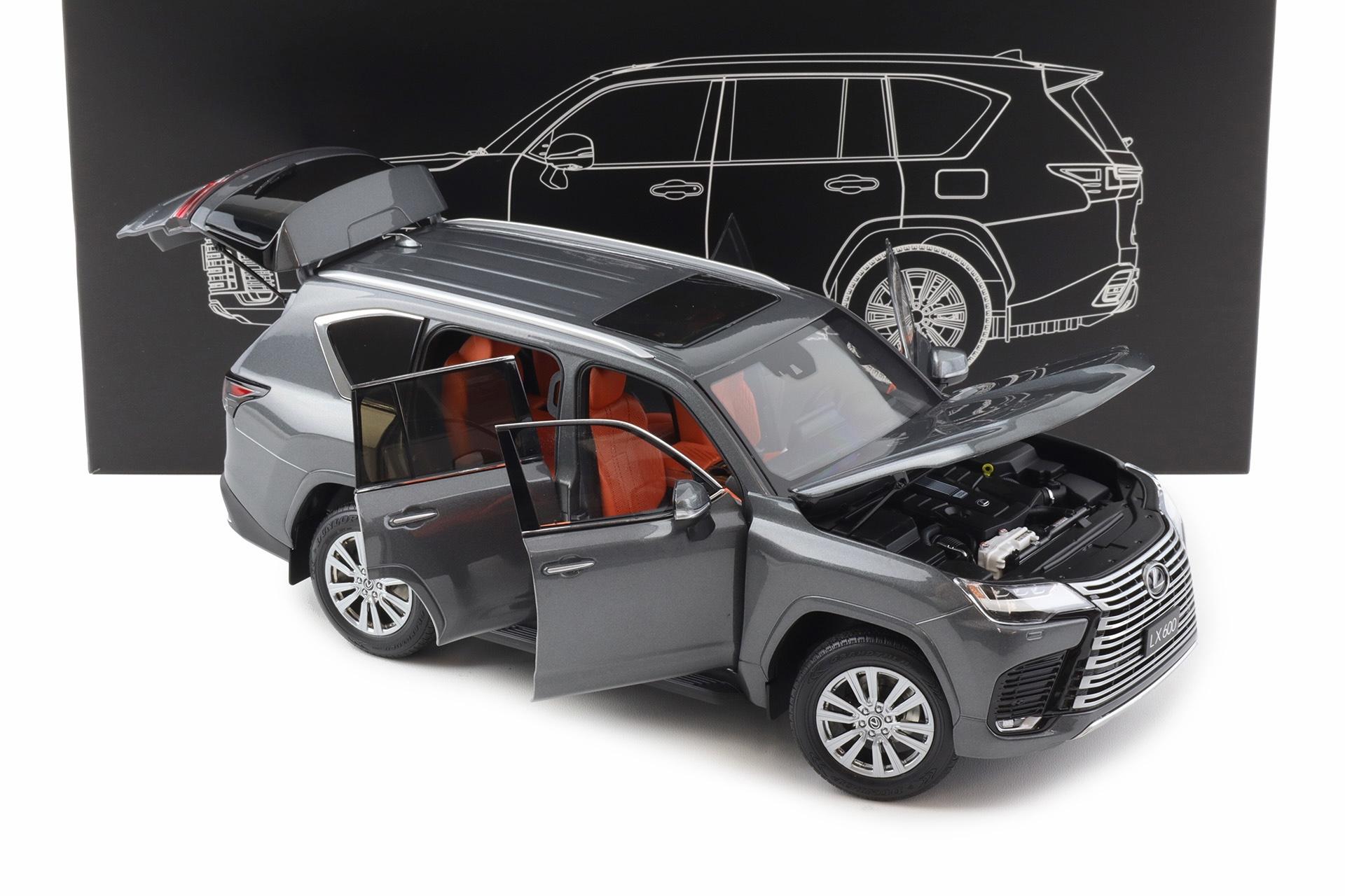 1:18 LCD Models Lexus LX600 SUV 2024 grey metallic LCD18021-GR