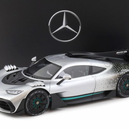 1:12 NZG Mercedes-AMG ONE C298 Star Pattern in AMG silver arrow DEALER VERSION