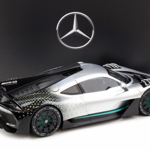 1:12 NZG Mercedes-AMG ONE C298 Star Pattern in AMG silver arrow DEALER VERSION