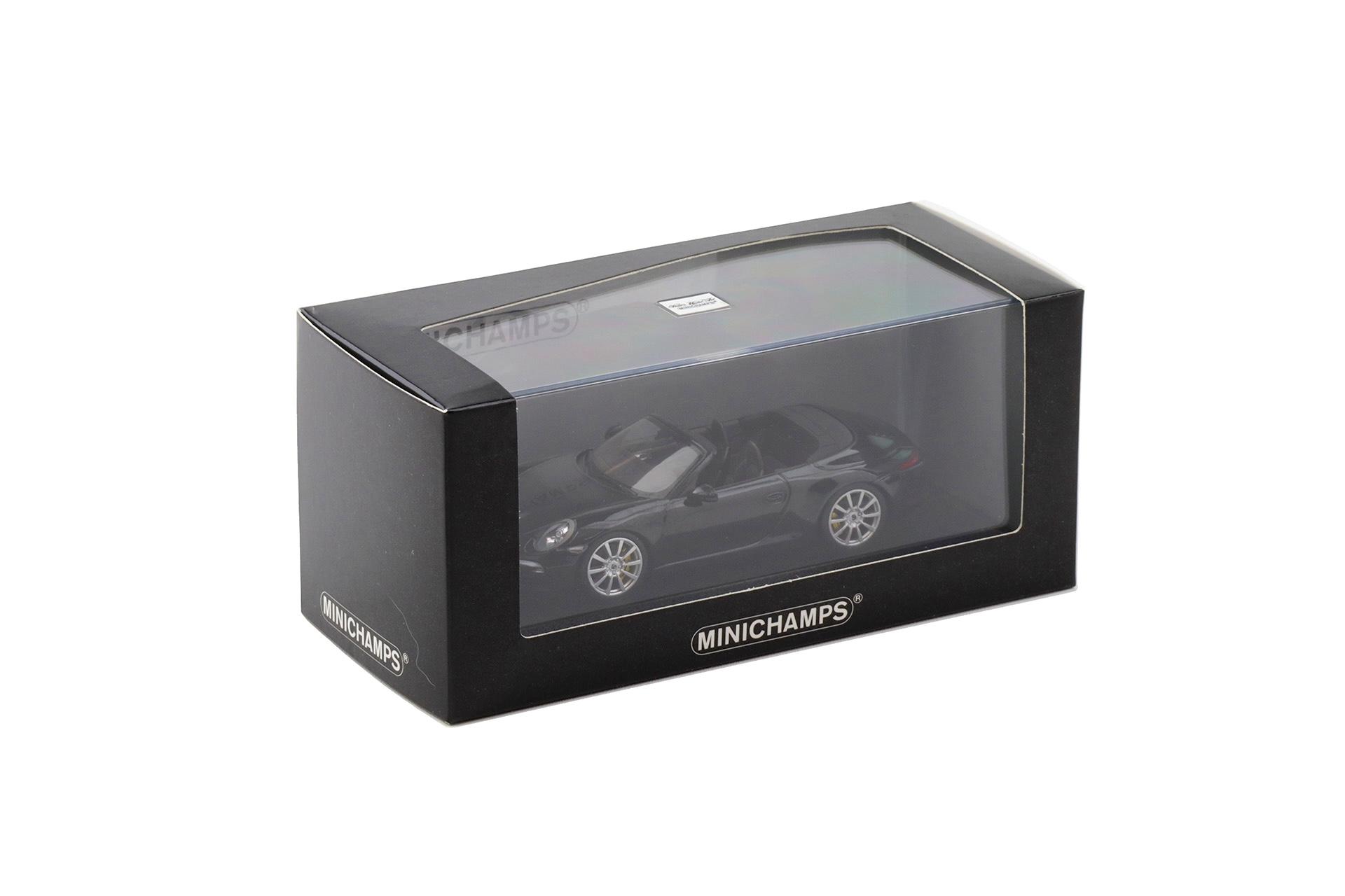 1:43 Minichamps Porsche 911 (991) Carrera S Cabriolet 2012 black