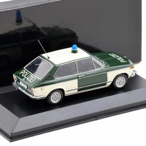1:43 Minichamps BMW 1802 Touring 1972 Polizei München green/ white