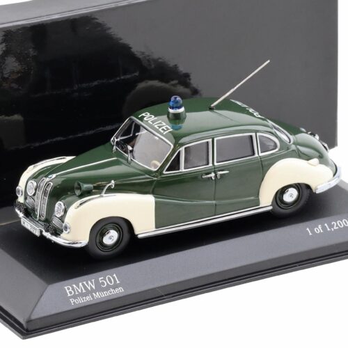 1:43 Minichamps BMW 501 Polizei München green/ white