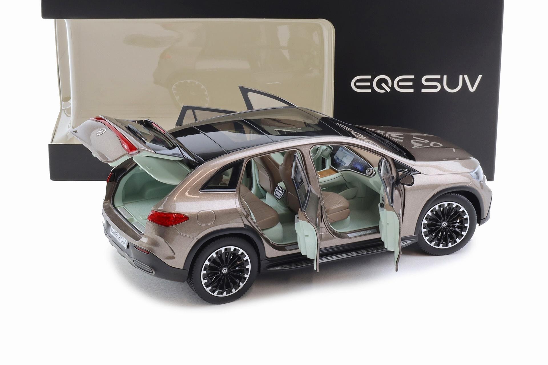 1:18 NZG Mercedes EQE SUV X294 AMG Line velvet brown metallic DEALER VERSION
