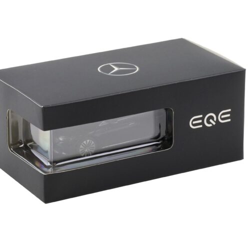 1:43 Herpa Mercedes EQE V295 Limousine Electric Art Line obsidian black DEALER VERSION