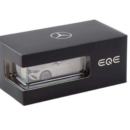 1:43 Herpa Mercedes EQE V295 Limousine Electric Art Line opalite white DEALER VERSION