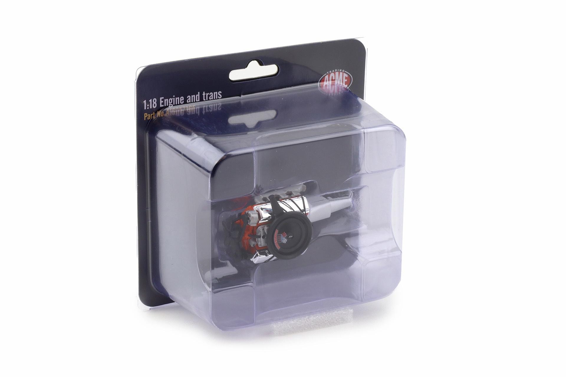 1:18 ACME Chevrolet Camaro 427 Motor & Getriebe Engine and trans A1805736E
