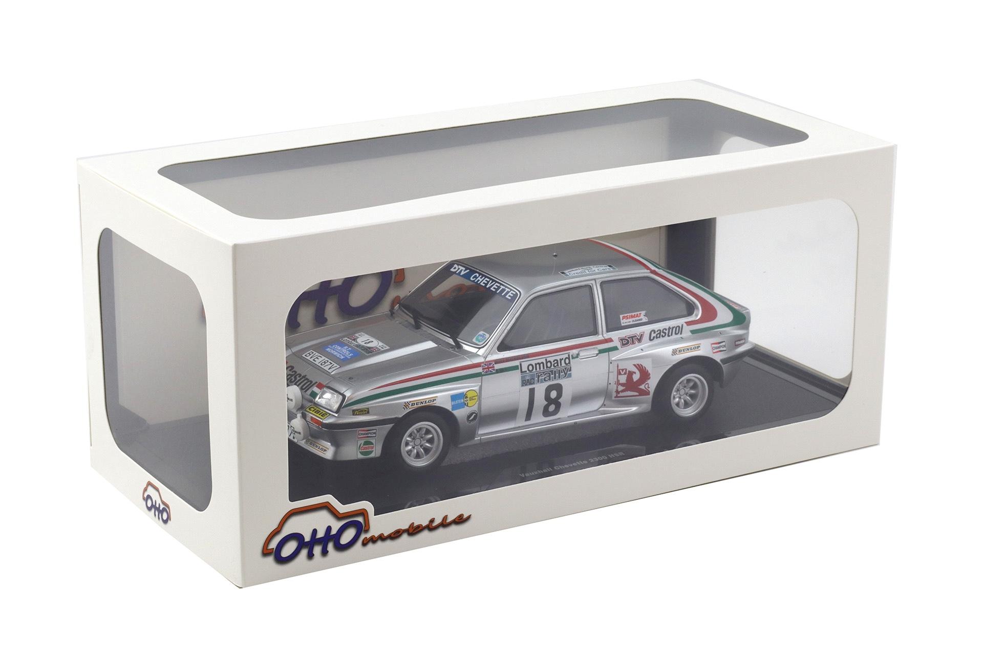 1:18 OTTO mobile OT1225 Vauxhall Chevette 2300 HSR Lombard Rally RAC 1980