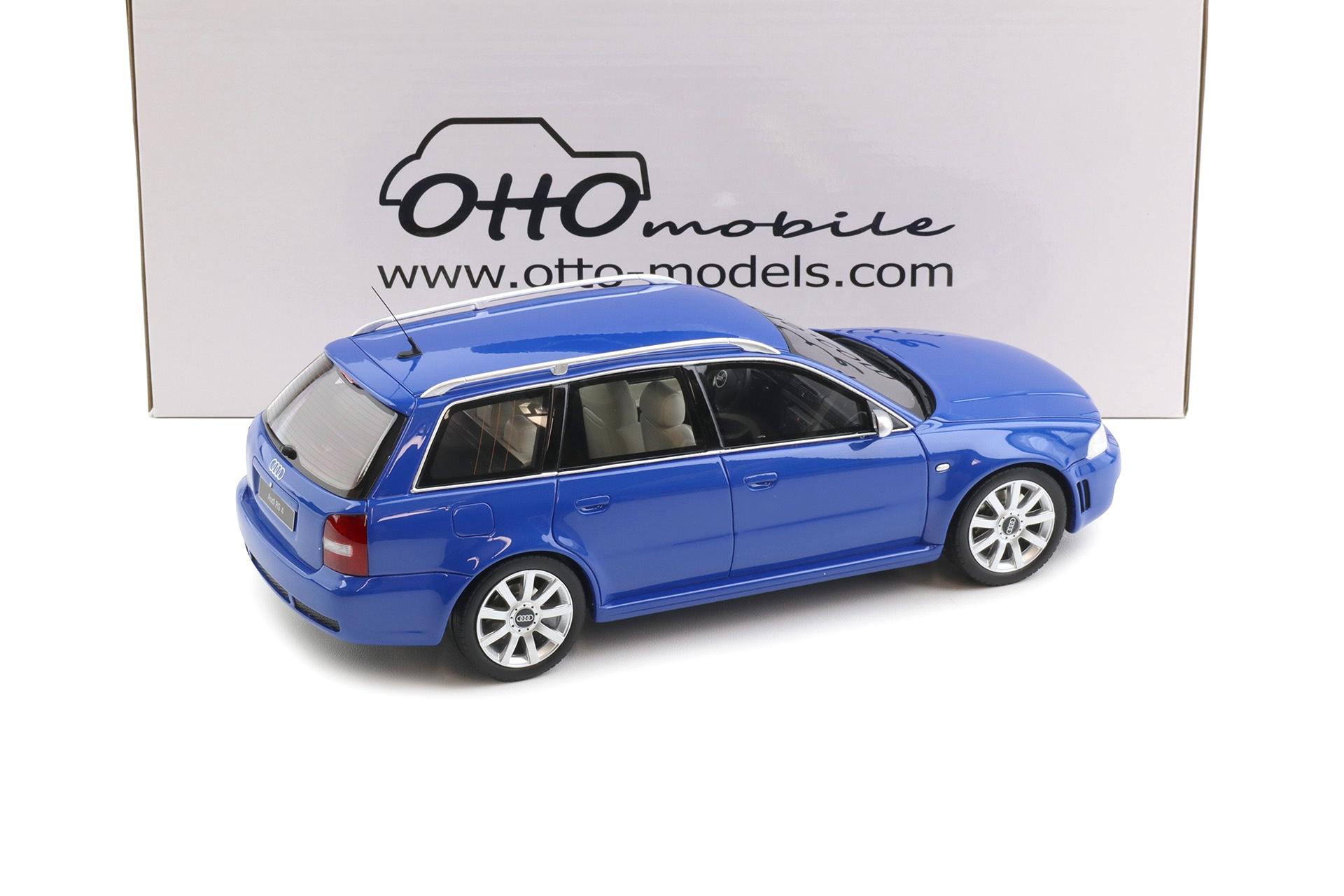 1:18 OTTO mobile OT1272 Audi RS4 Avant B5 Nogaro blue 2000