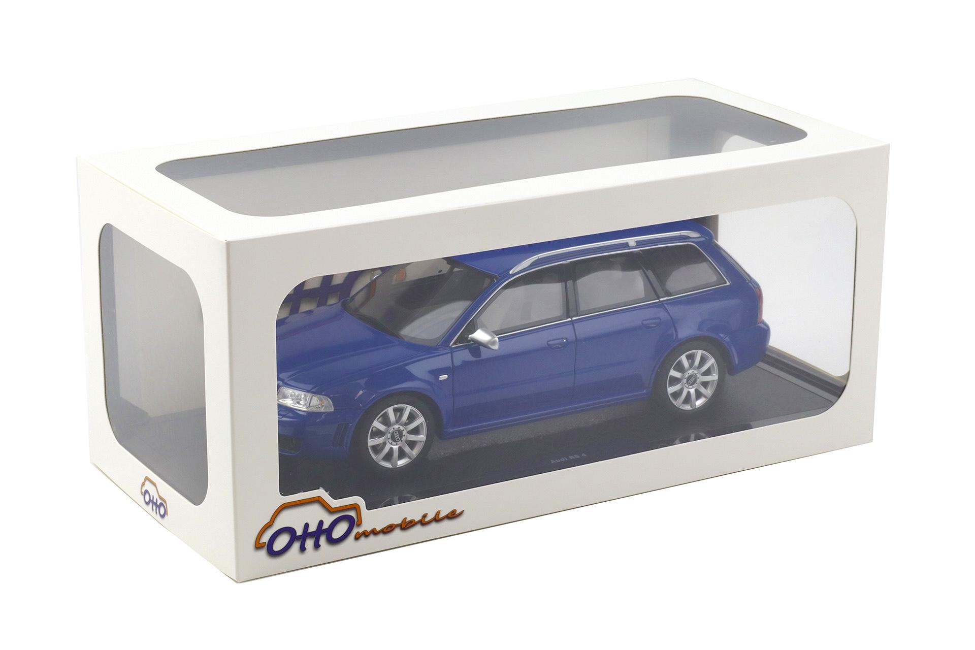 1:18 OTTO mobile OT1272 Audi RS4 Avant B5 Nogaro blue 2000