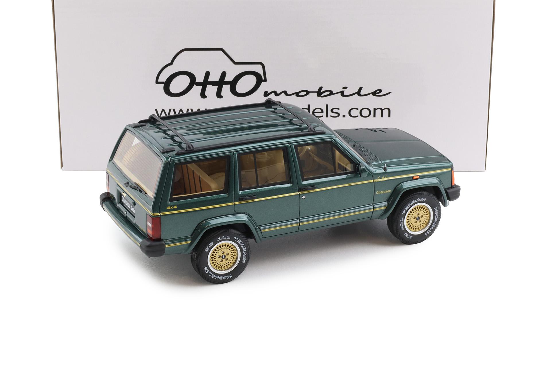 1:18 OTTO mobile OT1204 Jeep Cherokee XJ Limited Hunter green metallic 1995
