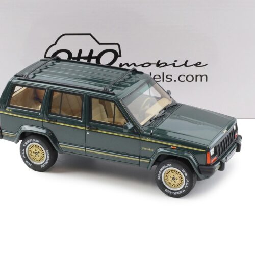 1:18 OTTO mobile OT1340 Jeep Cherokee XJ Limited dark Hunter green 1995