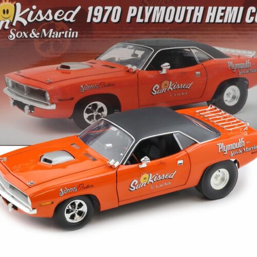 1:18 ACME 1970 Plymouth Hemi Cuda Sox & Martin Sun Kissed orange A1806139