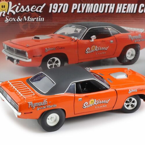 1:18 ACME 1970 Plymouth Hemi Cuda Sox & Martin Sun Kissed orange A1806139
