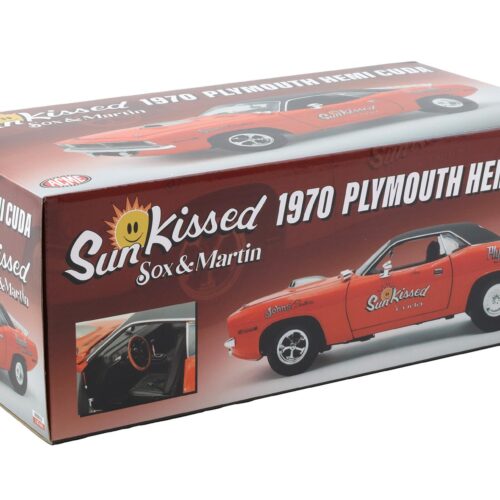 1:18 ACME 1970 Plymouth Hemi Cuda Sox & Martin Sun Kissed orange A1806139