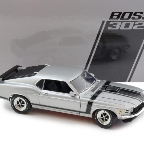 1:18 ACME 1970 Ford Mustang Boss 302 Coupe Special Order light grey A1801893