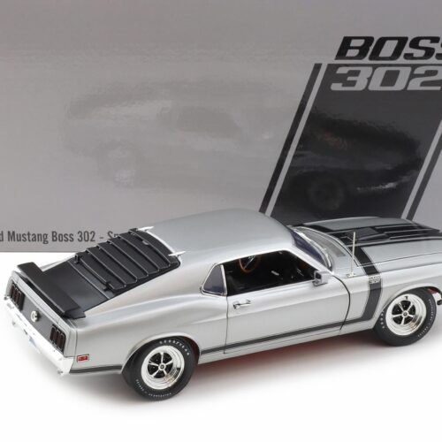 1:18 ACME 1970 Ford Mustang Boss 302 Coupe Special Order light grey A1801893