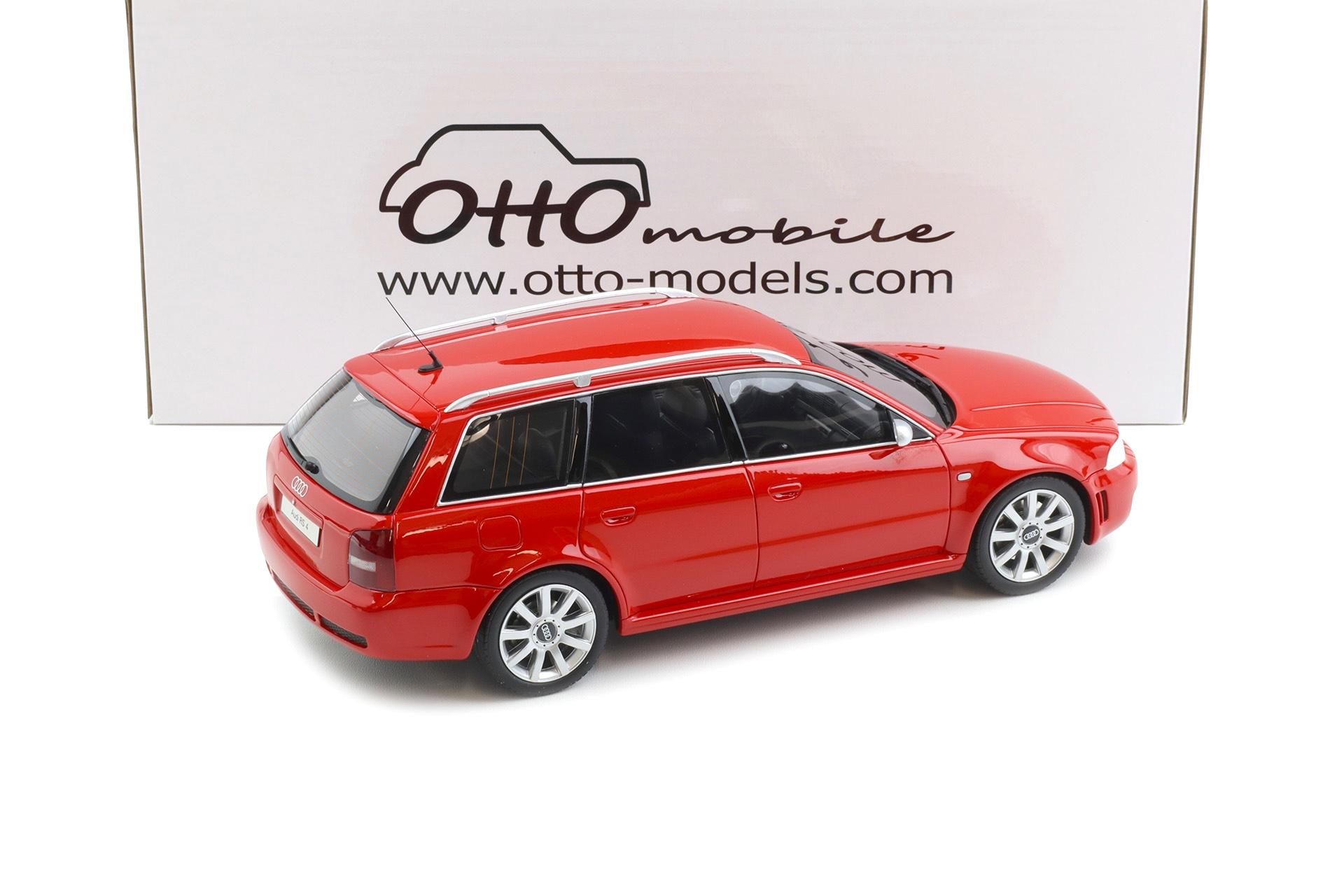 1:18 OTTO mobile OT1026B Audi RS4 Avant B5 Misano red 2000