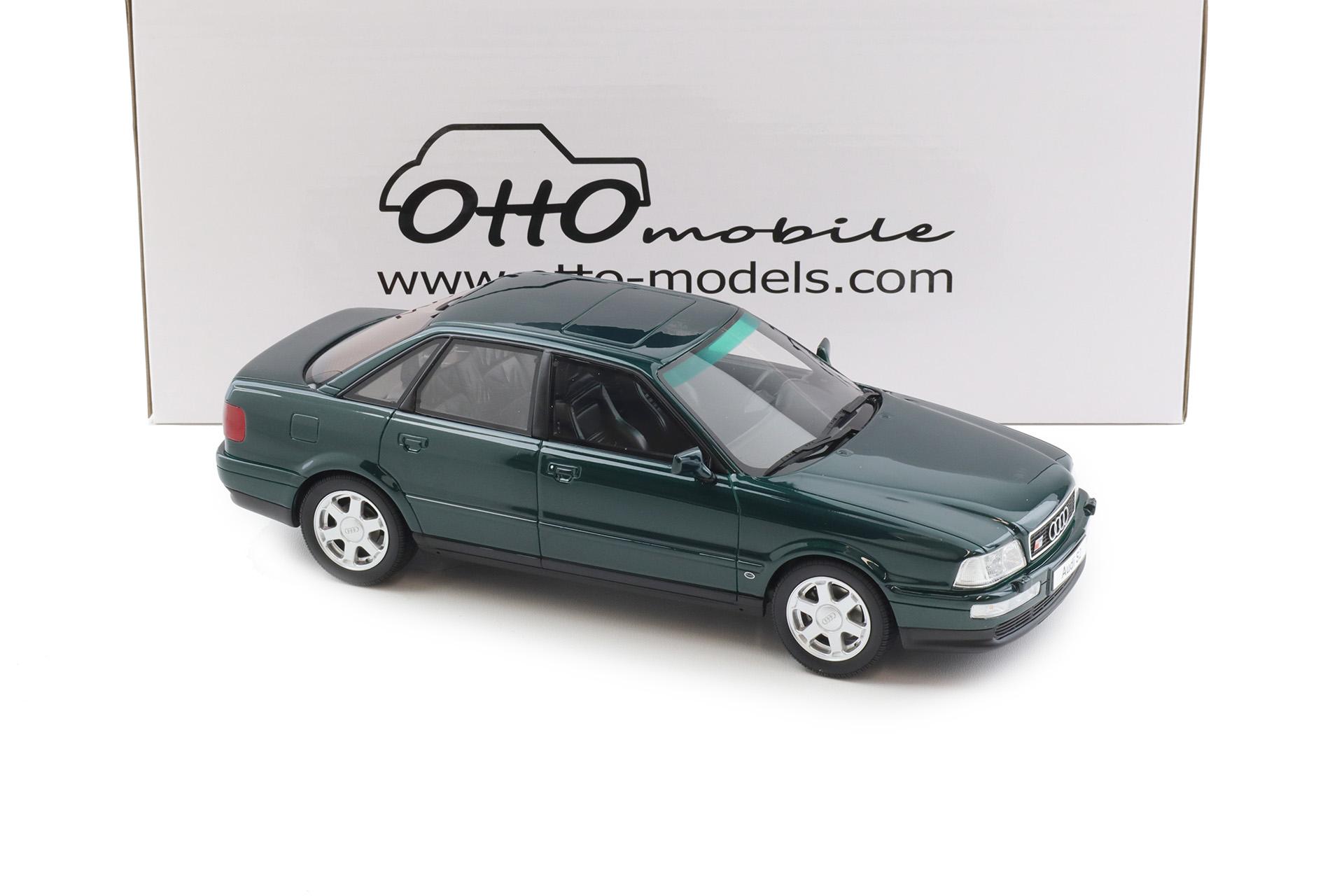1:18 OTTO mobile OT1101 Audi S2 (B3) Sedan Emerald green 1993