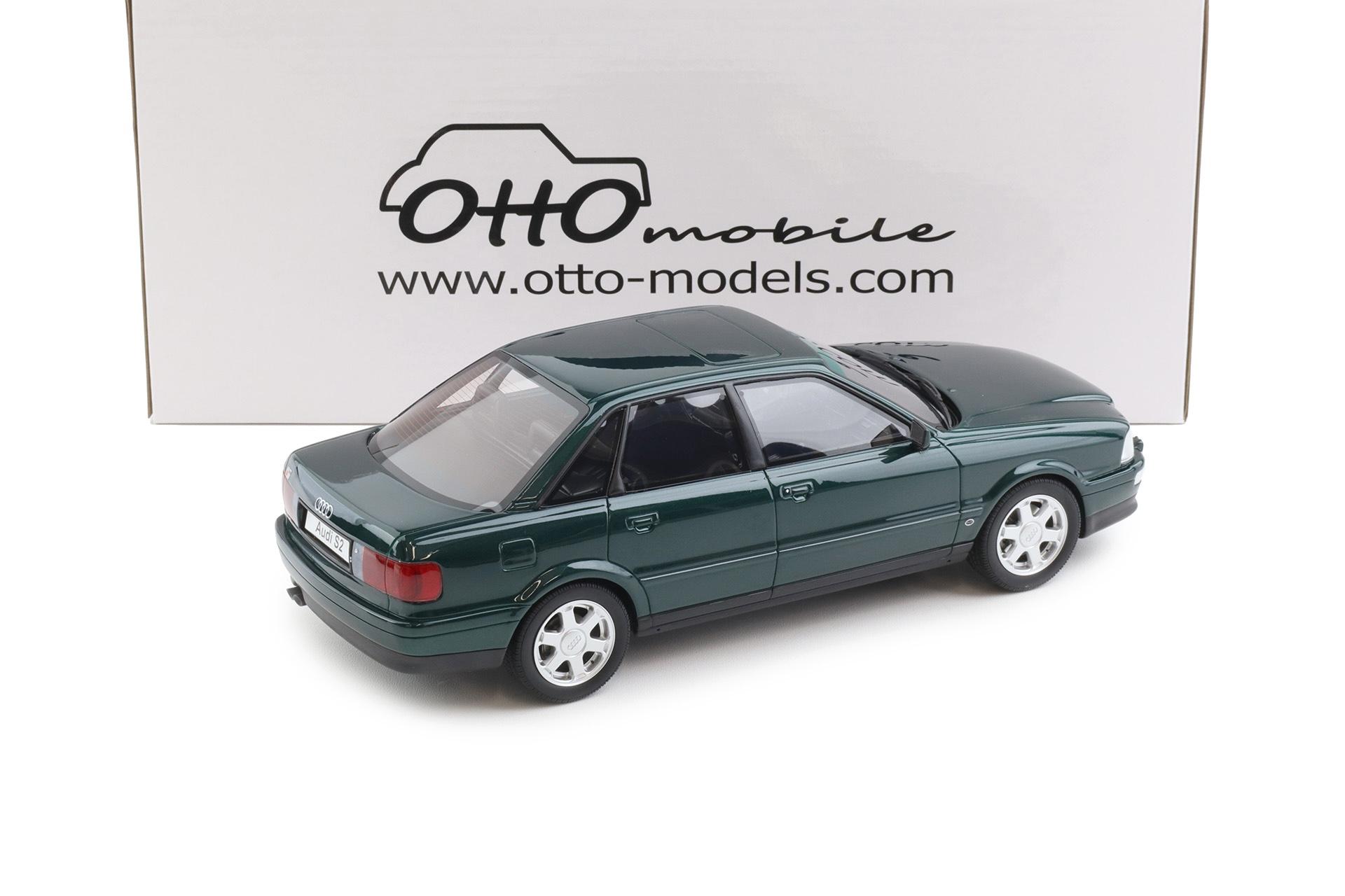 1:18 OTTO mobile OT1101 Audi S2 (B3) Sedan Emerald green 1993