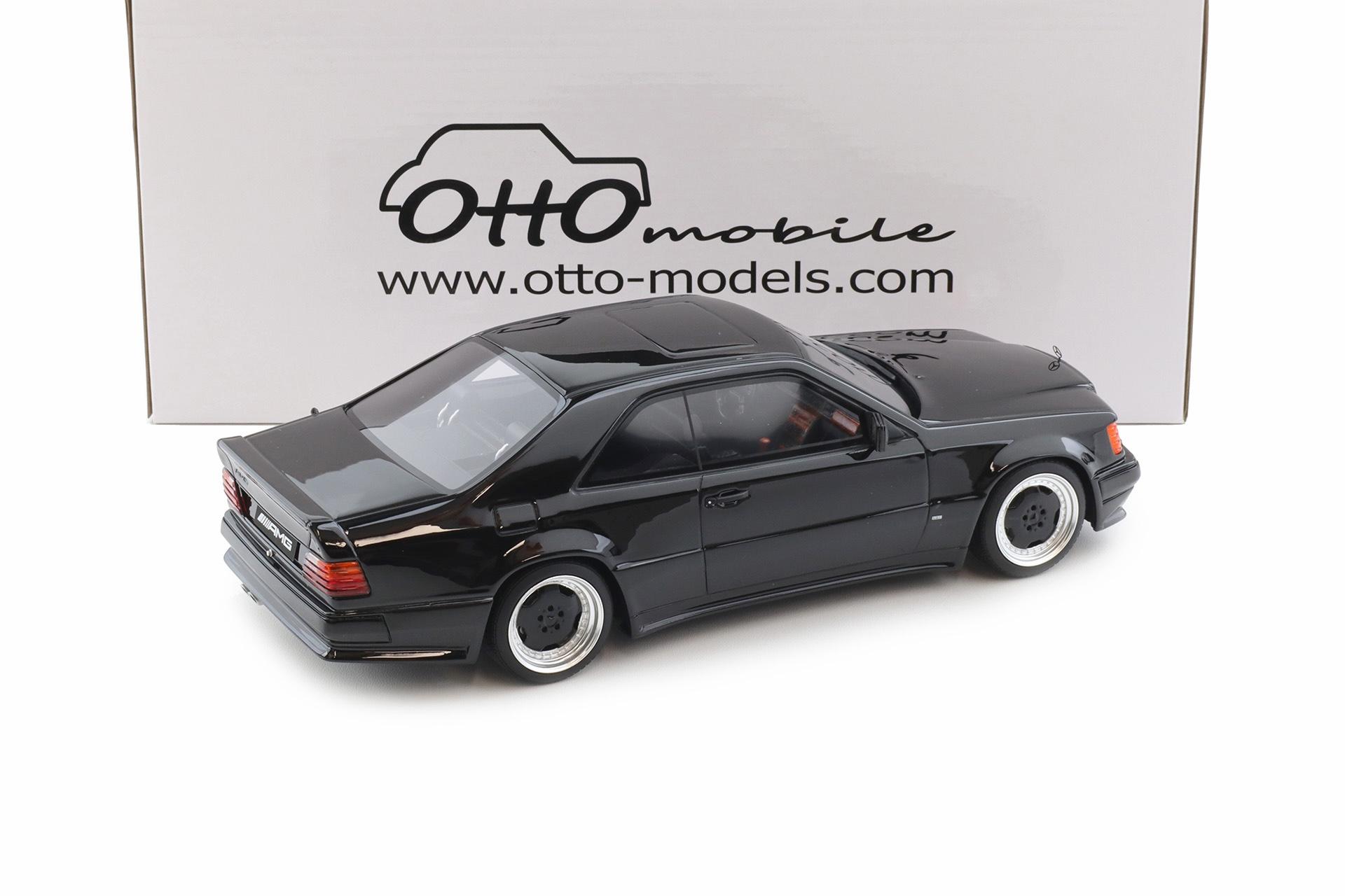 1:18 OTTO mobile OT209 Mercedes C124 6.0 AMG Coupe black The Hammer 1990
