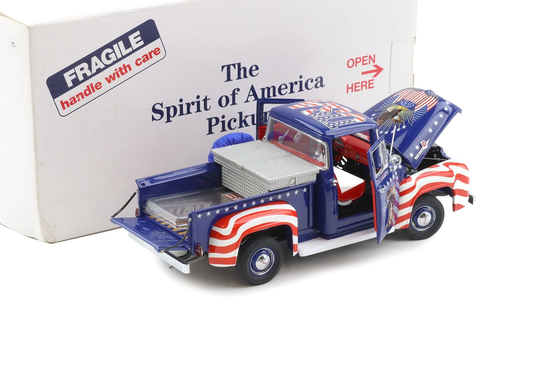 1:24 Danbury Mint 1956 Ford F-100 Pickup The Spirit of America Pickup