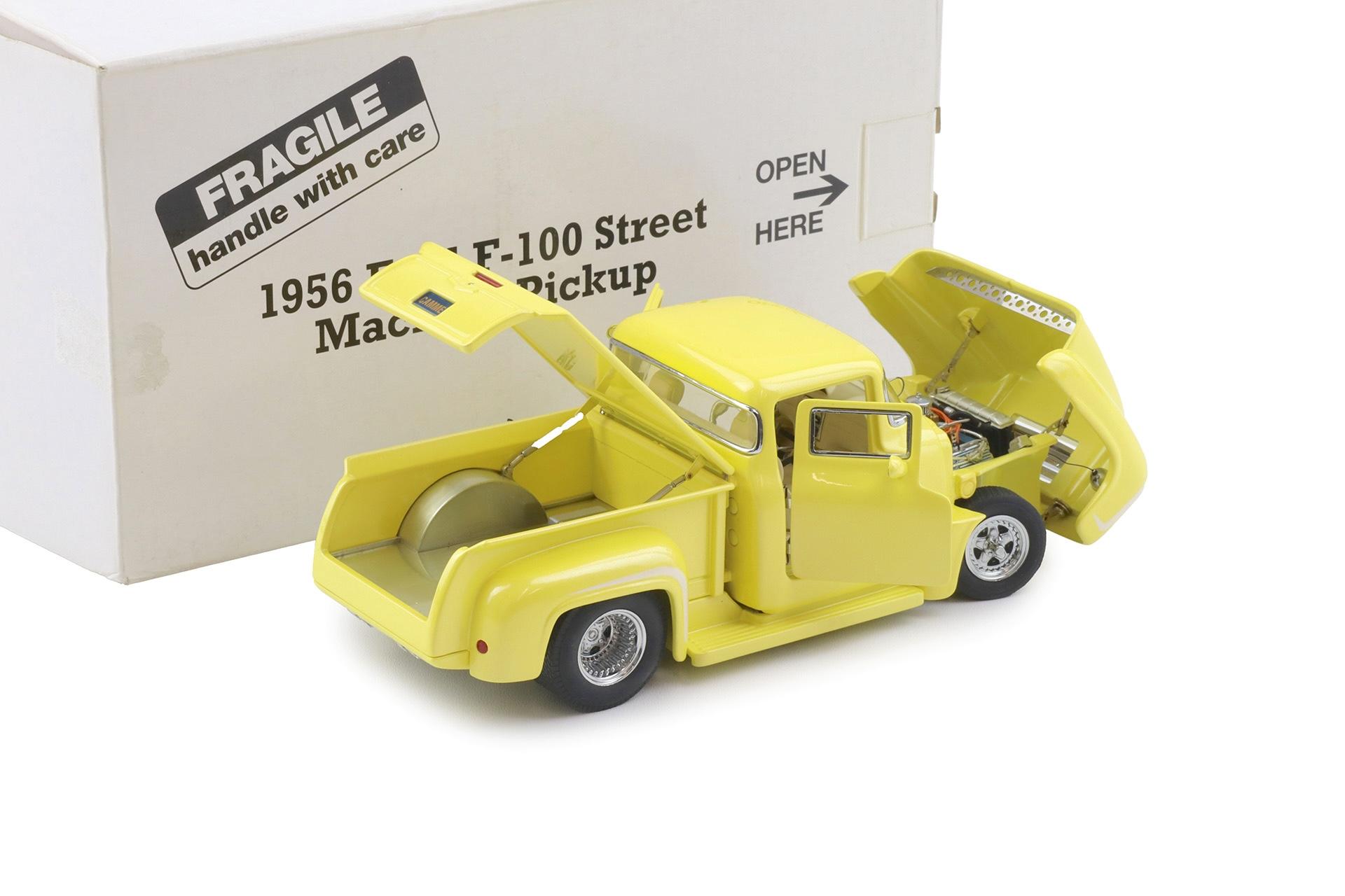 1:24 Danbury Mint 1956 Ford F-100 Street Machine Pickup yellow
