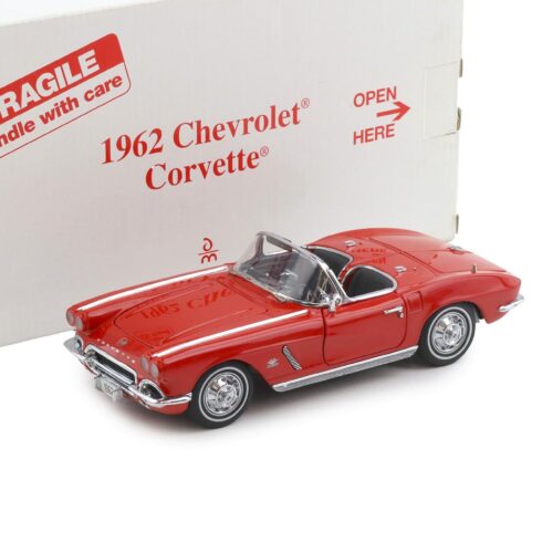 1:24 Danbury Mint 1962 Chevrolet Corvette Convertible Roman red
