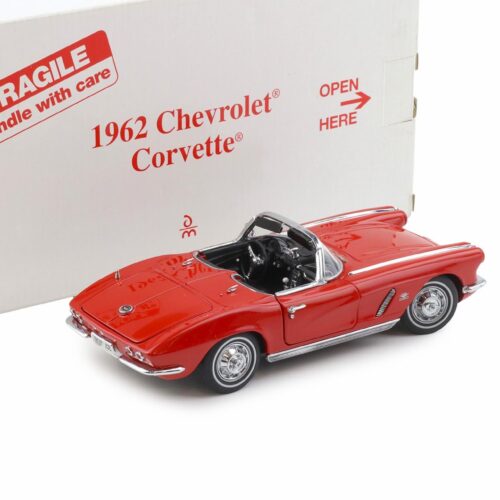 1:24 Danbury Mint 1962 Chevrolet Corvette Convertible Roman red