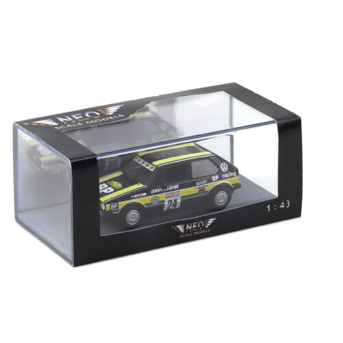 1:43 NEO VW Golf 1 Gr.1 BP Racing Rallye des 1000 Pistes 1980 #24