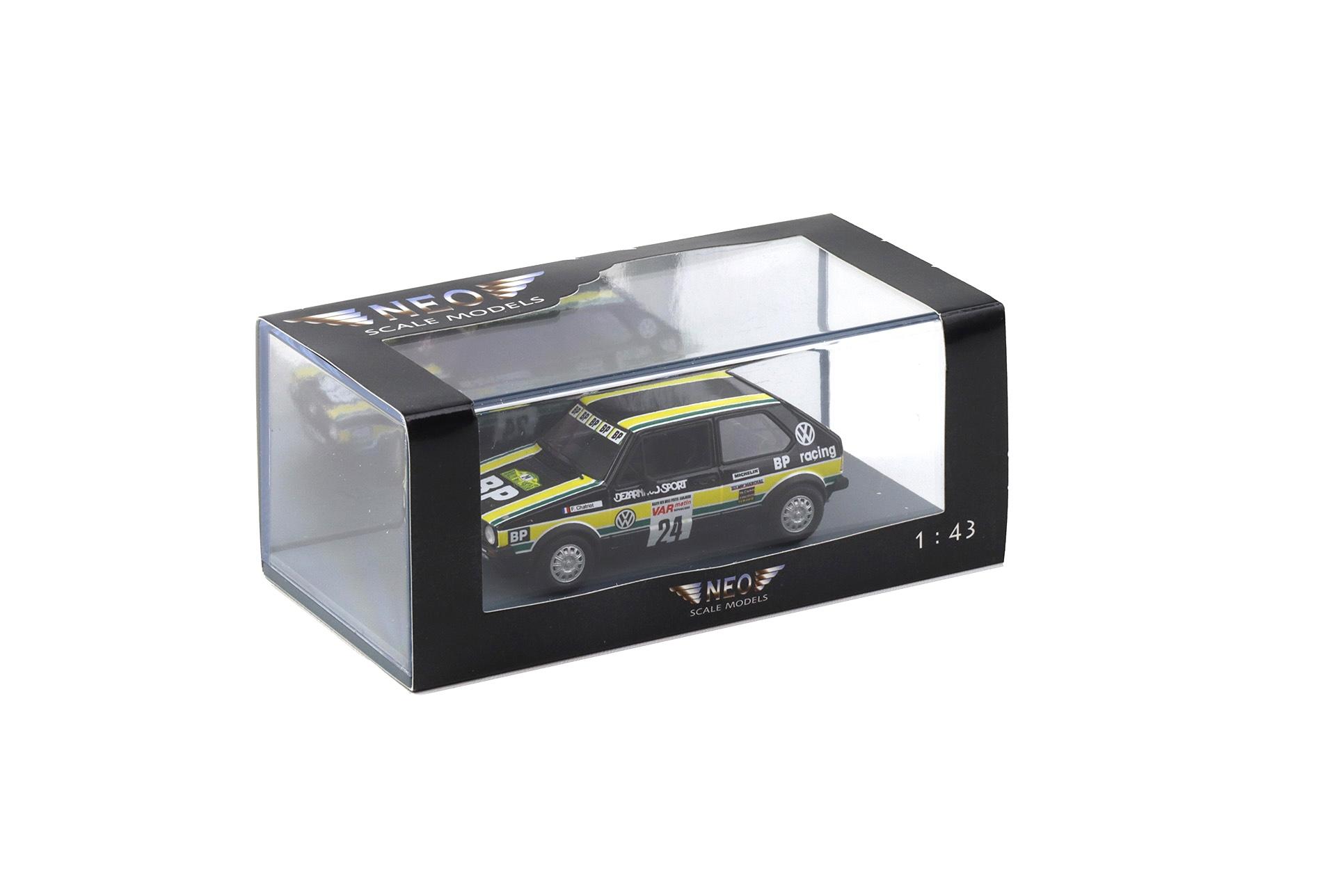 1:43 NEO VW Golf 1 Gr.1 BP Racing Rallye des 1000 Pistes 1980 #24