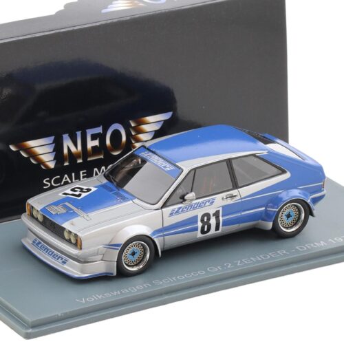 1:43 NEO VW Scirocco Gr.2 Zender DRM 1978 #81 silver/blue