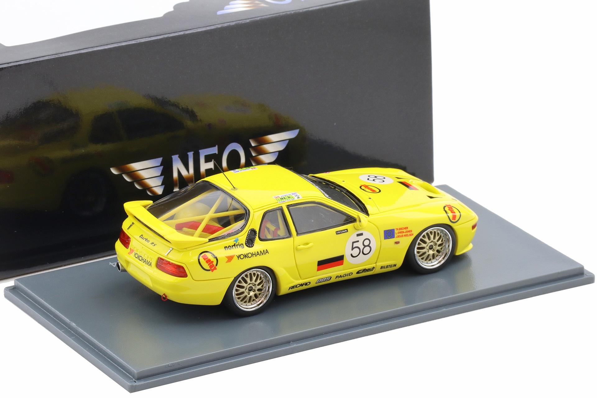 1:43 NEO Porsche 968 Turbo RS 24h Le Mans 1994 #58 yellow
