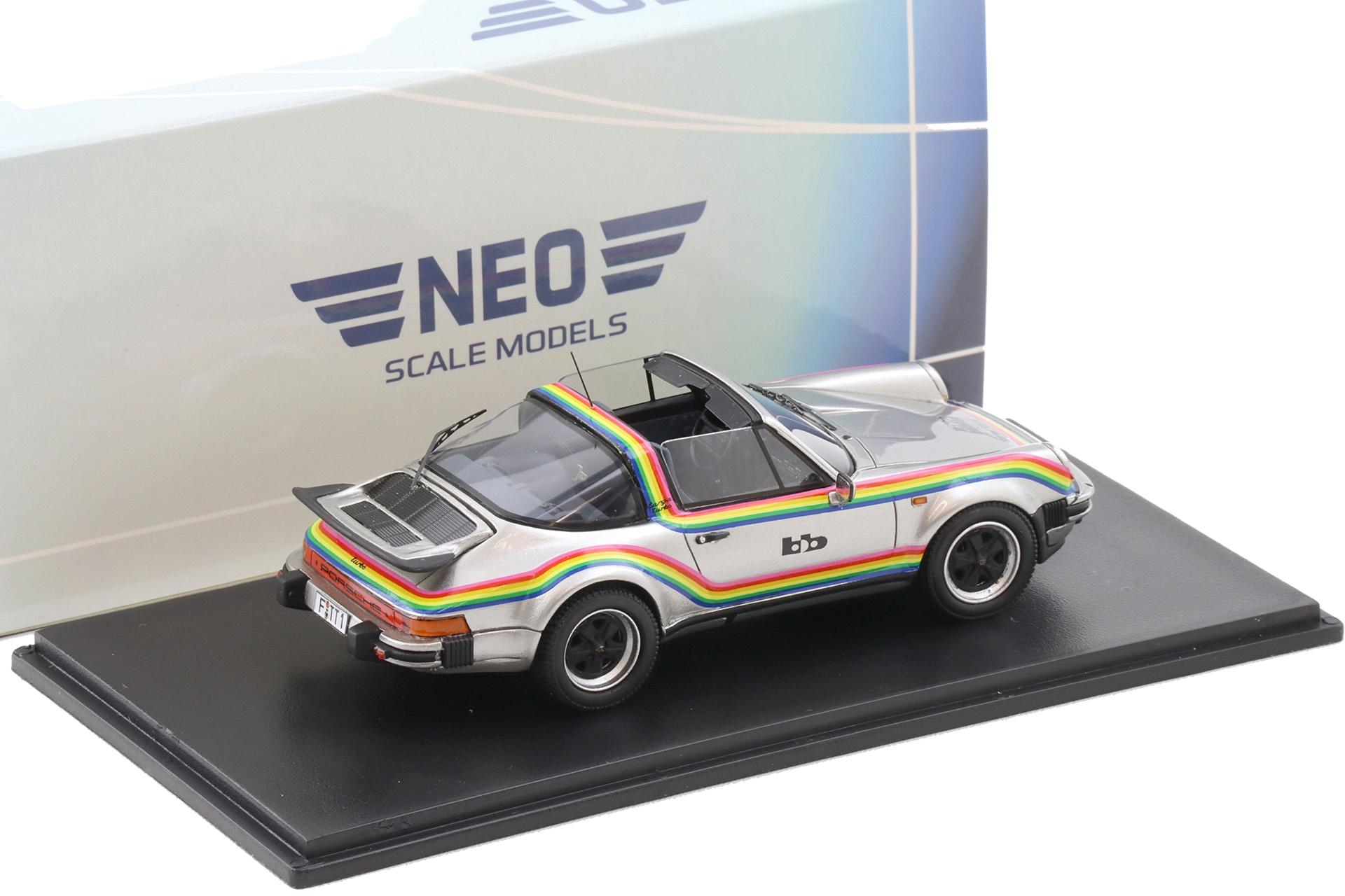 1:43 NEO Porsche 911 Turbo Targa B+B Buchmann silver
