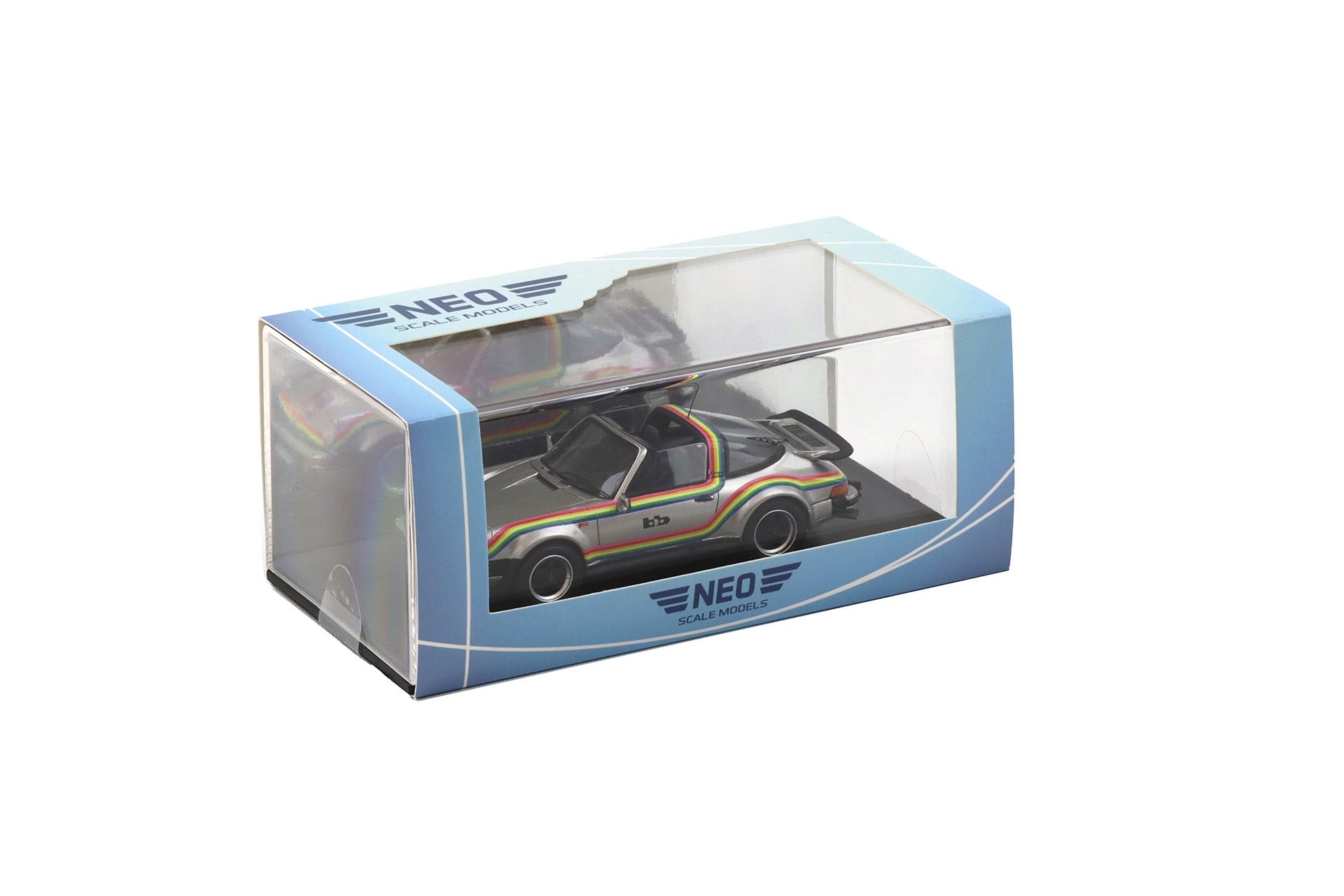 1:43 NEO Porsche 911 Turbo Targa B+B Buchmann silver