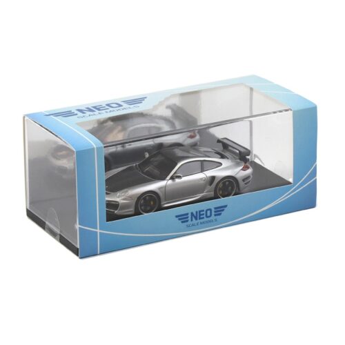 1:43 NEO Porsche 911 997 Techart GT Street R 2009 Coupe silver/grey