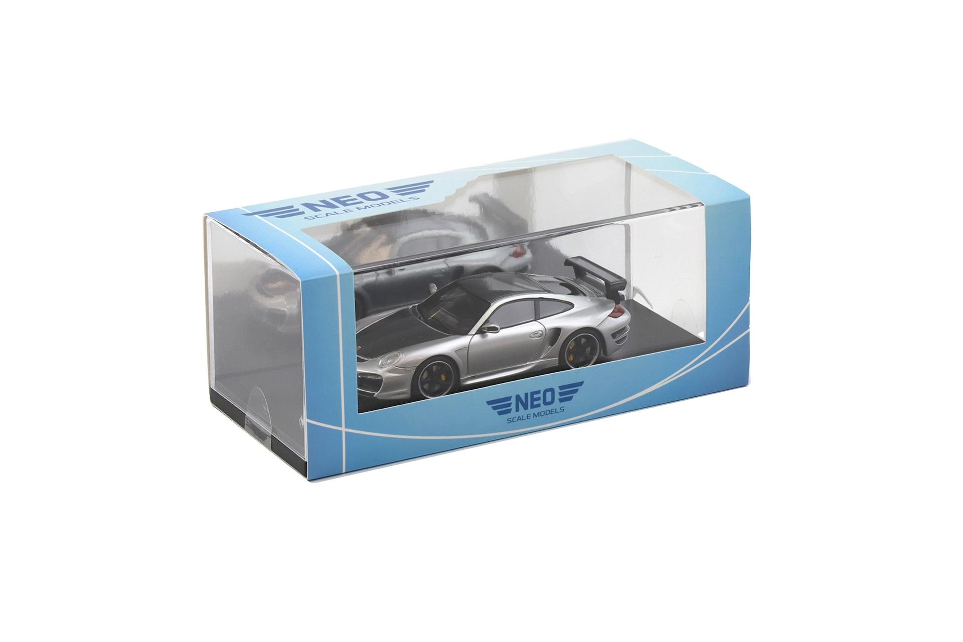 1:43 NEO Porsche 911 997 Techart GT Street R 2009 Coupe silver/grey