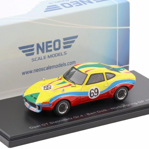1:43 NEO Opel GT Steinmetz Gr. 4 Bert Dolk Nürburgring GP 1972 #69