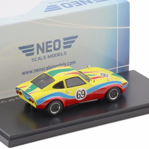 1:43 NEO Opel GT Steinmetz Gr. 4 Bert Dolk Nürburgring GP 1972 #69