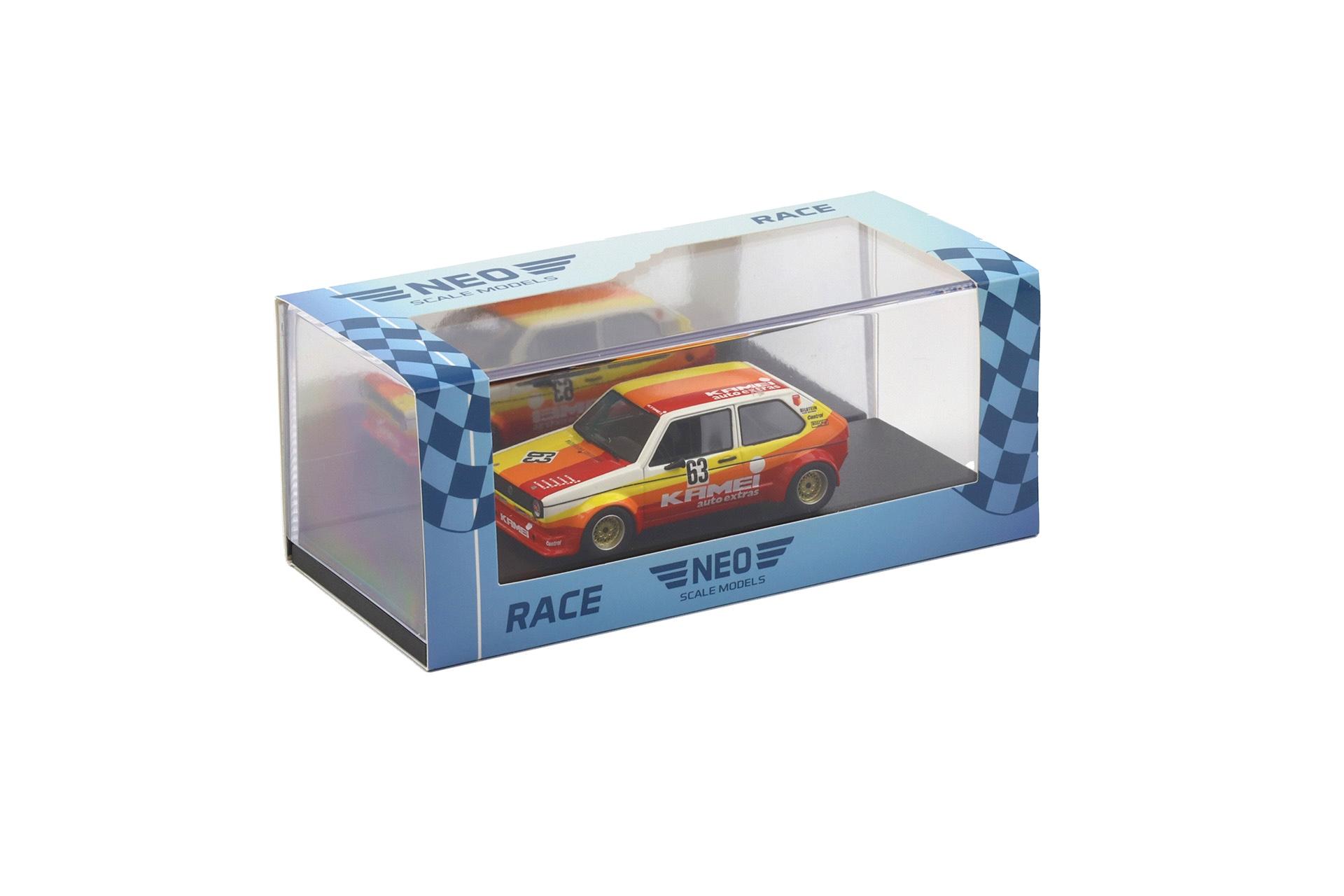 1:43 NEO VW Golf 1 Gr. 2 KAMEI Nürburgring 1000km 1977 #63