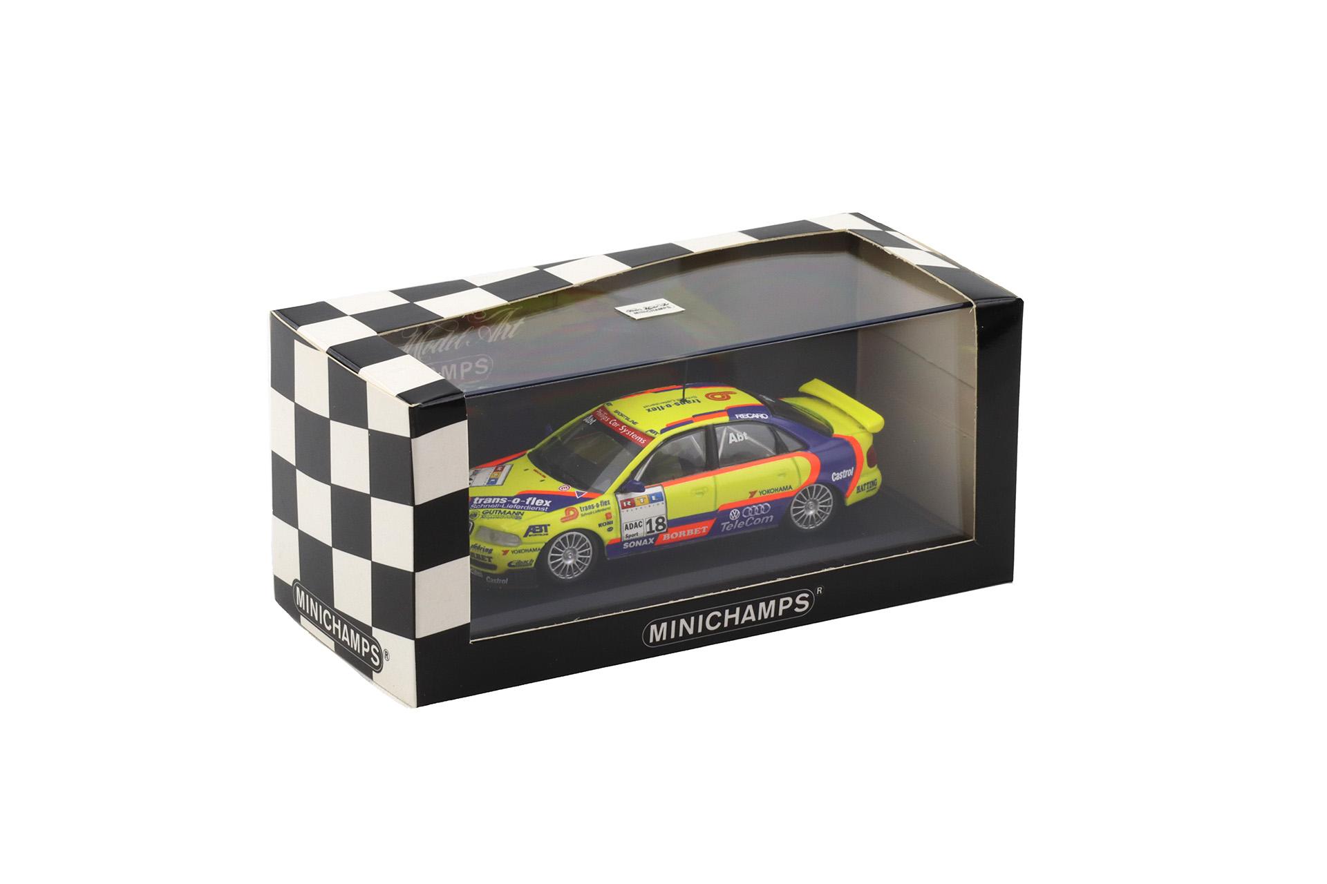 1:43 Minichamps Audi A4 Quattro STW 1997 Team Abt Ch. Abt #18
