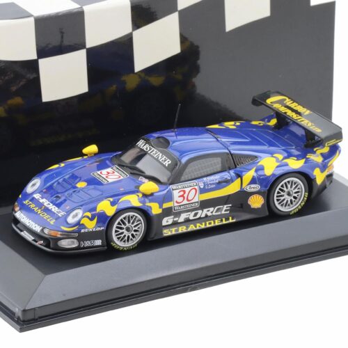 1:43 Minichamps Porsche 911 993 GT1 FIA GT Series 1997 Blue Corai #30