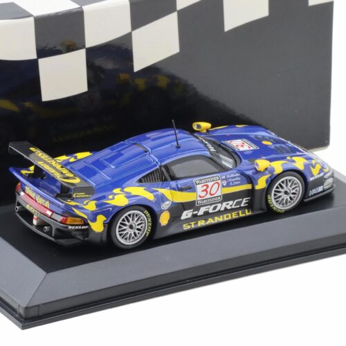 1:43 Minichamps Porsche 911 993 GT1 FIA GT Series 1997 Blue Corai #30