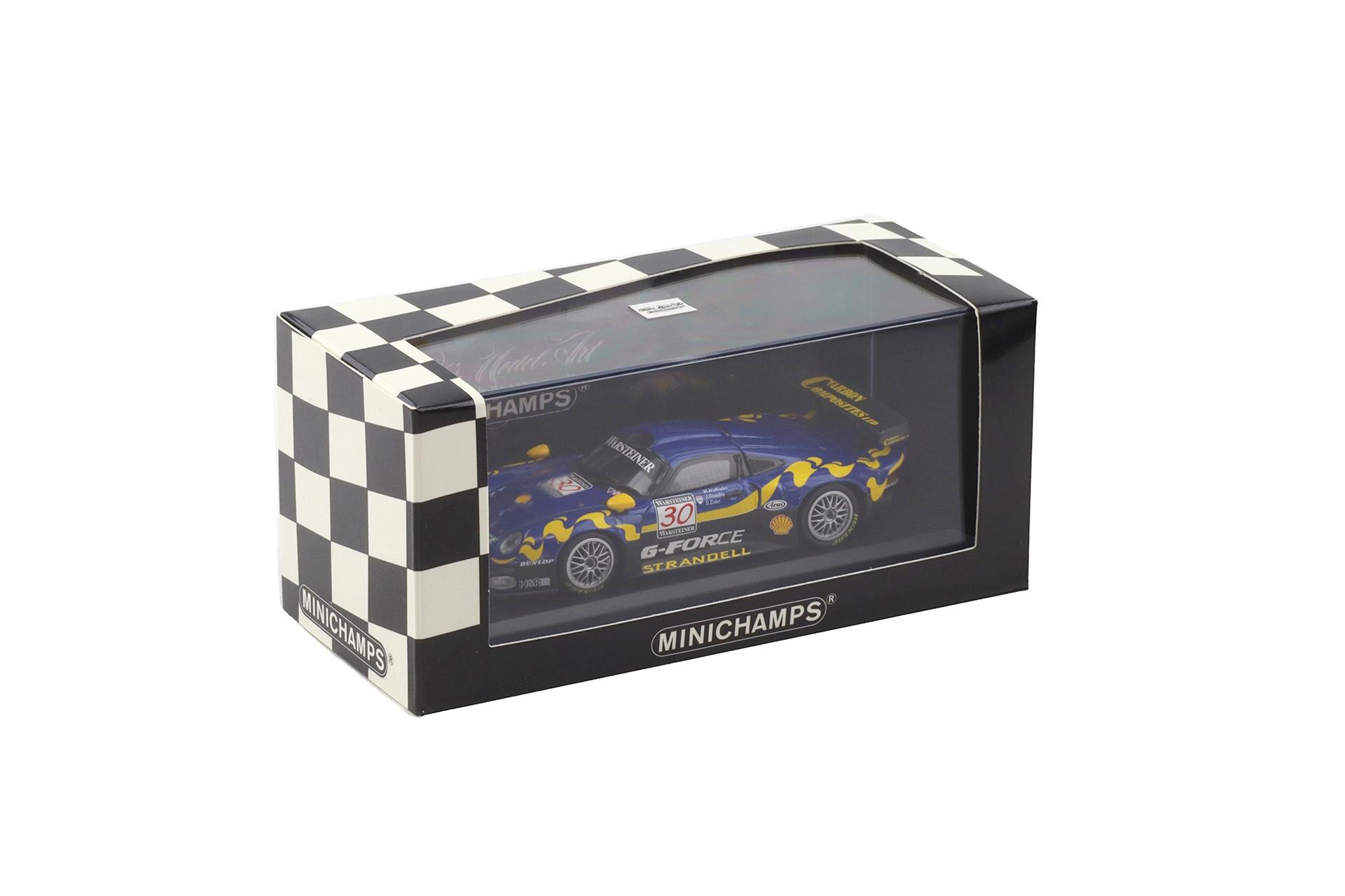1:43 Minichamps Porsche 911 993 GT1 FIA GT Series 1997 Blue Corai #30