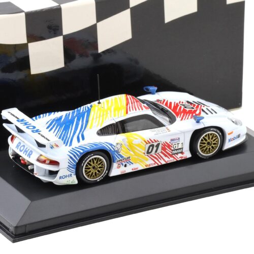 1:43 Minichamps Porsche 911 996 GT1 2nd Daytona 1998 Team Rohr #01 McNish