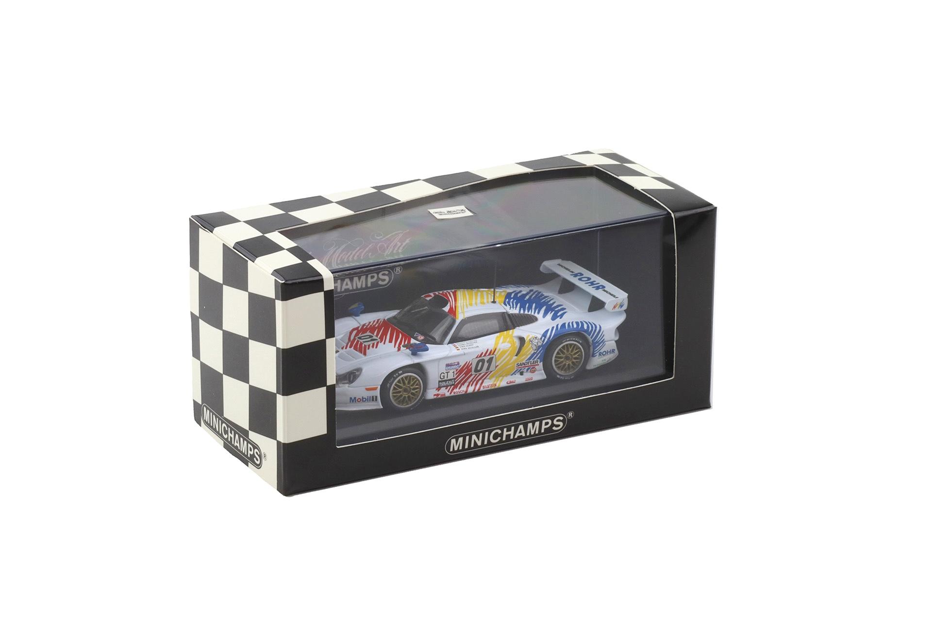 1:43 Minichamps Porsche 911 996 GT1 2nd Daytona 1998 Team Rohr #01 McNish