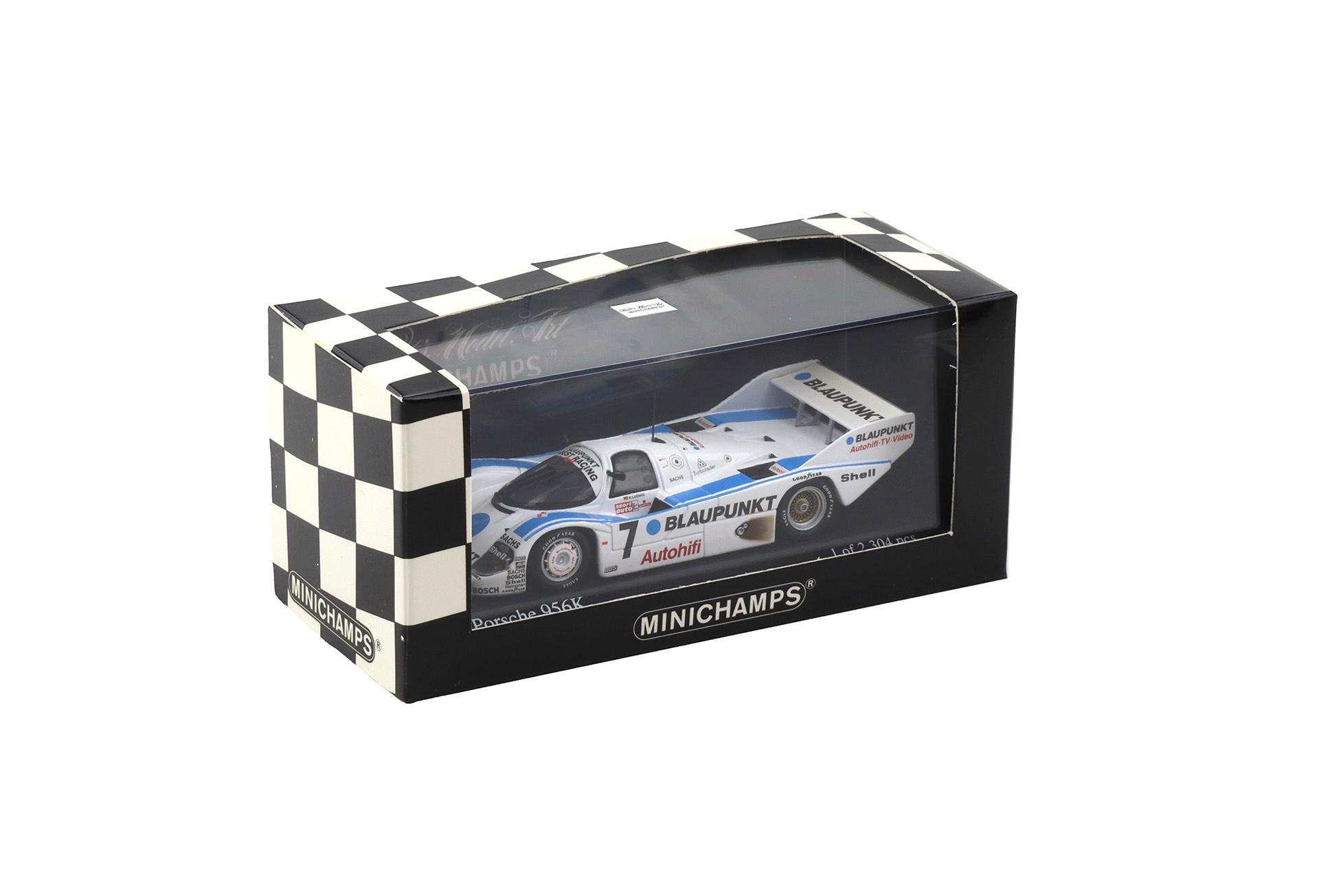 1:43 Minichamps Porsche 956K Joest Racing Norisring 200 Miles 1986 Winner Ludwig #7